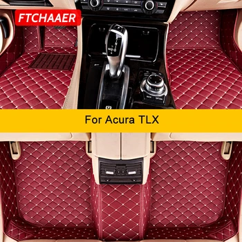 FTCHAAER מותאם אישית המכונית מחצלות על אקורה TLX 2014-2023 אוטומטי שטיחים רגל קוצ ' ה Accessorie