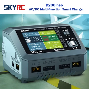 SkyRC D200neo מטען SK-100196 800w שאיבת שומן סוללה איזון מטען BD350 Discharger AC/DC Multi-פונקציה חכם מטען
