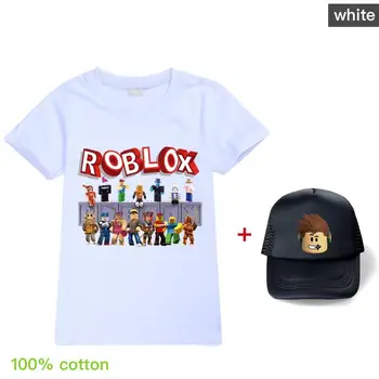 בקיץ ילדים בנים בנות קריקטורה חולצת כותנה ROBLOX ילדים, בגדי תינוקות שרוול קצר חולצות Tees אופנה ROBLOX בגדים Tshirts