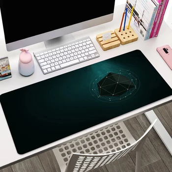 גיאומטריה Playmat מקלדת משחקים מחצלות גיימר ארון גדול משטח עכבר אנימה במחשב ו-Office שולחן מחצלת Deskpad Deskmat Mousepad