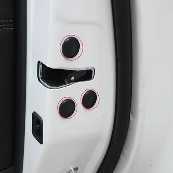המכונית מנעול דלת ק בורג להגן על כיסוי לקצץ שחור לבן מדבקות עמיד למים עבור ניסן Teana J32 אביזרי רכב