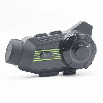הקסדה Bluetooth אינטרקום דיבורית אישית עם 2K פונקצית מצלמה באיכות טובה מקליט וידאו עבור רוכבי אופנועים