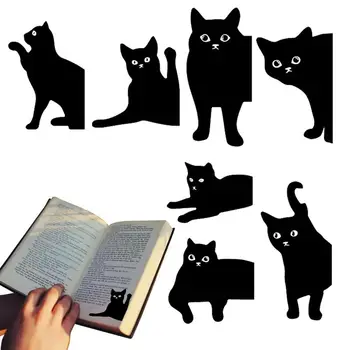 חתול סימניה חתול צורה סימני ספר קליפים 7 יח מגנטי דף קליפים סימניות הספר משרדים אספקה הביתה לקרוא מתנה
