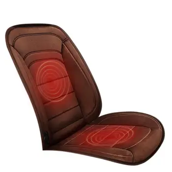 מחומם במכונית כרית מושב מהיר חום כרית מושב החימום 12V מחוממת כיסוי מושב חורף חם מתנות עם רצועה אלסטית על כיסאות