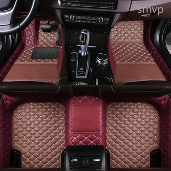 מנהג המכונית מחצלות עבור קיה סורנטו 5 מושב 2013-2014 בשנה ידידותי לסביבה עור אביזרי רכב פרטים בפנים
