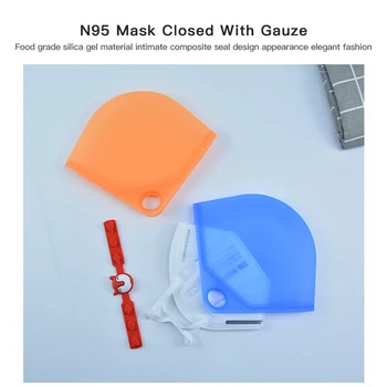 נייד מסכת תיבת אחסון מסכות פנים חד פעמיות בעל מיכל מסכת סיליקון אחסון קליפ לילדים התלמיד מארגן כלים