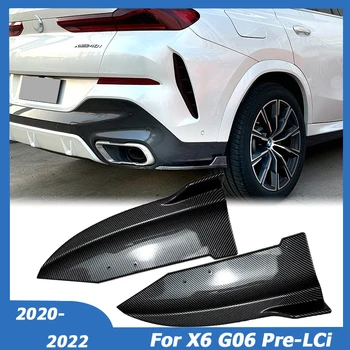 עבור ב. מ. וו X6 G06 M ספורט טרום מתיחת הפנים 2020 2021 2022 הפגוש האחורי Canards ספוילר ספליטר מפזר כיסוי מגן כוונון המכונית