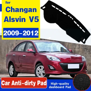 על Changan Alsvin V5 2009 2010 2011 2012 נגד החלקה מחצלת המחוונים כיסוי כרית שמשיה Dashmat להגן על השטיח אביזרי רכב השטיח