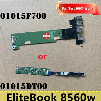 על HP EliteBook 8560w המחשב הנייד לחצן לוח Functio או כבלים או קול אודיו USB לוח לוח 01015DT00 01015F700 01015F700-388-G
