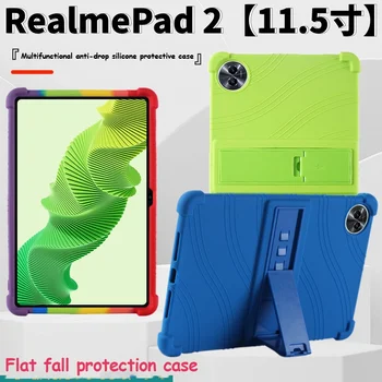 על Realme Pad 2 2023 11.5 אינץ ' מתכוונן לעמוד פינות מעטפת הגנה הילדים סיליקון כיסוי כרית X 10.95 Pad10.4 Pad מיני 8.7